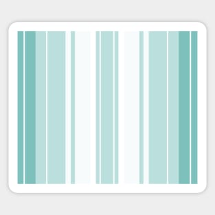 Strips - green and white. Sticker